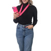 Θήκη Σιλικόνης με Strap CarryHang Sonique Apple iPhone 14 Plus Φούξια