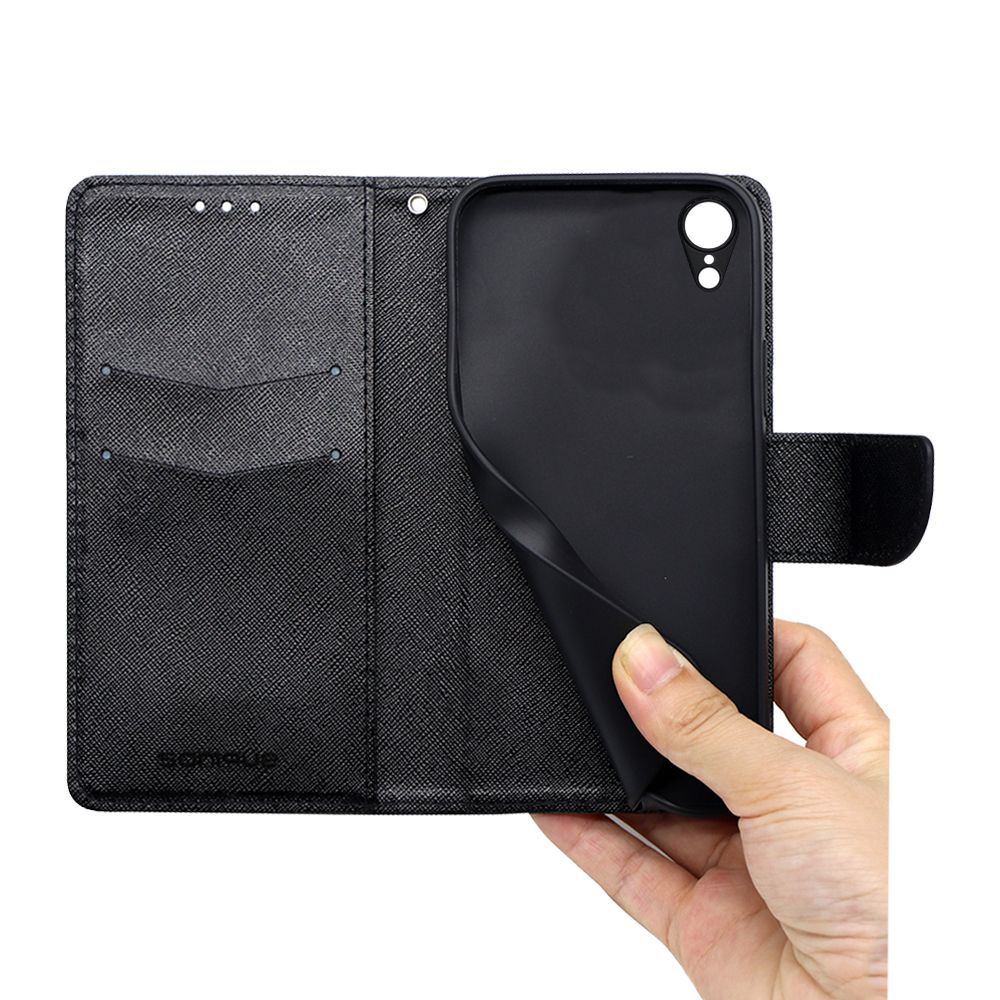 Θήκη Πορτοφόλι Sonique Trend Wallet Apple iPhone XR Μαύρο