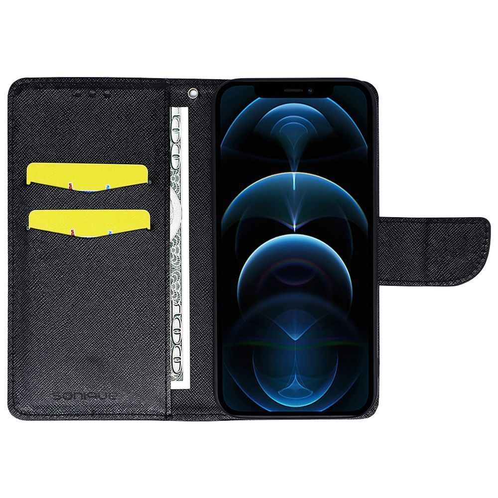 Θήκη Πορτοφόλι Sonique Trend Wallet Huawei P30 Lite Μαύρο