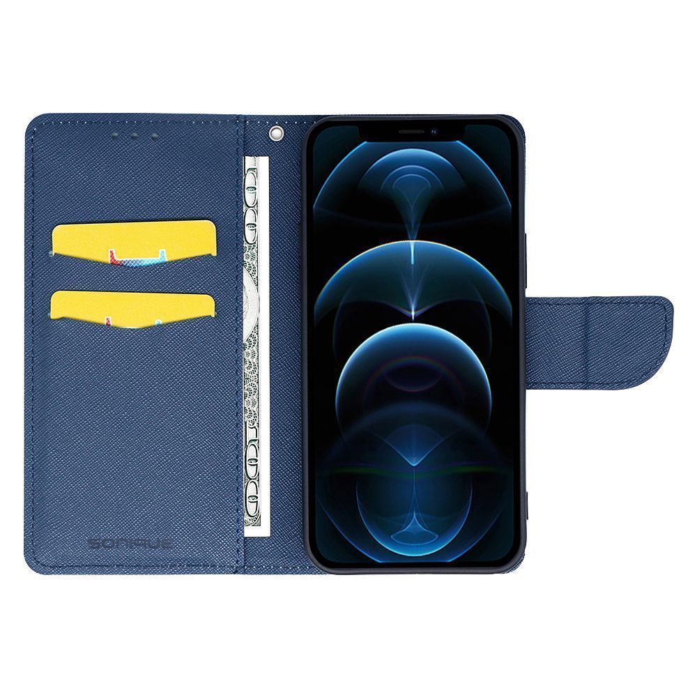 Θήκη Πορτοφόλι Sonique Trend Wallet Huawei P30 Lite Κόκκινο / Σκούρο Μπλε