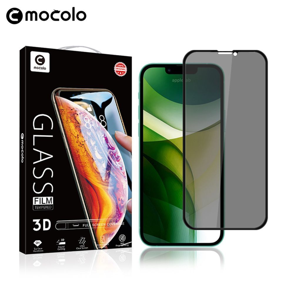 Mocolo Full Glue Privacy Tempered Glass Apple iPhone 12 mini Μαύρο