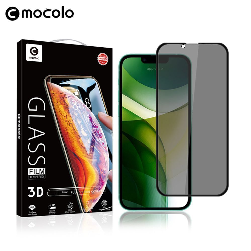 Mocolo Full Glue Privacy Tempered Glass Apple iPhone 14 Μαύρο