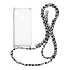 Θήκη Σιλικόνης με Κορδόνι Sonique Armor Clear Huawei P20 lite Rainbow Μαύρο