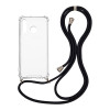 Θήκη Σιλικόνης με Κορδόνι Sonique Armor Clear Huawei P30 Lite Μαύρο