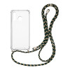 Θήκη Σιλικόνης με Κορδόνι Sonique Armor Clear Huawei P30 Lite Rainbow Πράσινο
