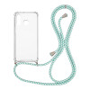 Θήκη Σιλικόνης με Κορδόνι Sonique Armor Clear Huawei P30 Lite Rainbow Βεραμάν