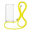 Θήκη Σιλικόνης με Κορδόνι Sonique Armor Clear Samsung Galaxy A70/A70s Κίτρινο
