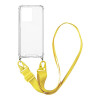 Θήκη Σιλικόνης με Strap Sonique Armor Clear Realme C31 Κίτρινο