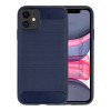 Θήκη Σιλικόνης Sonique Carbon Brushed Apple iPhone 11 Μπλέ