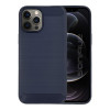Θήκη Σιλικόνης Sonique Carbon Brushed Apple iPhone 12 Pro Max Μπλέ