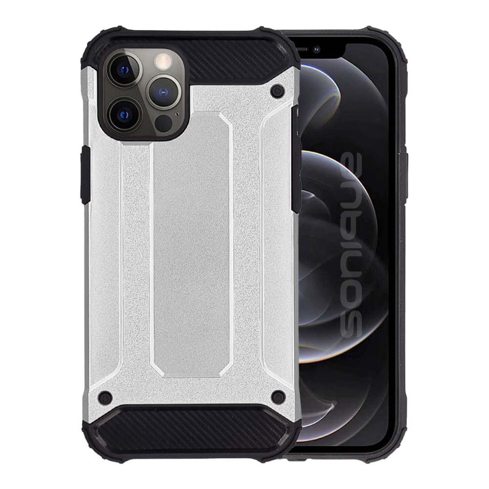 Θήκη Heavy Armor Sonique Apple iPhone 12 Pro Max Ασημί