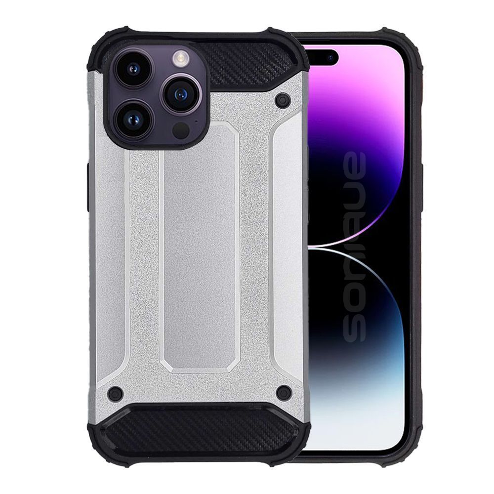 Θήκη Heavy Armor Sonique Apple iPhone 14 Pro Max Ασημί