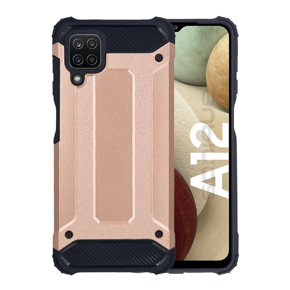 Θήκη Heavy Armor Sonique Samsung Galaxy A12 / Galaxy M12 Ροζ Χρυσό