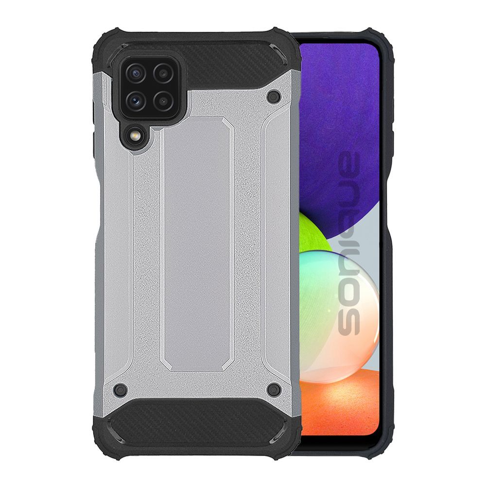Θήκη Heavy Armor Sonique Samsung Galaxy A22 4G / Galaxy M32 4G / Galaxy M22 4G Ασημί