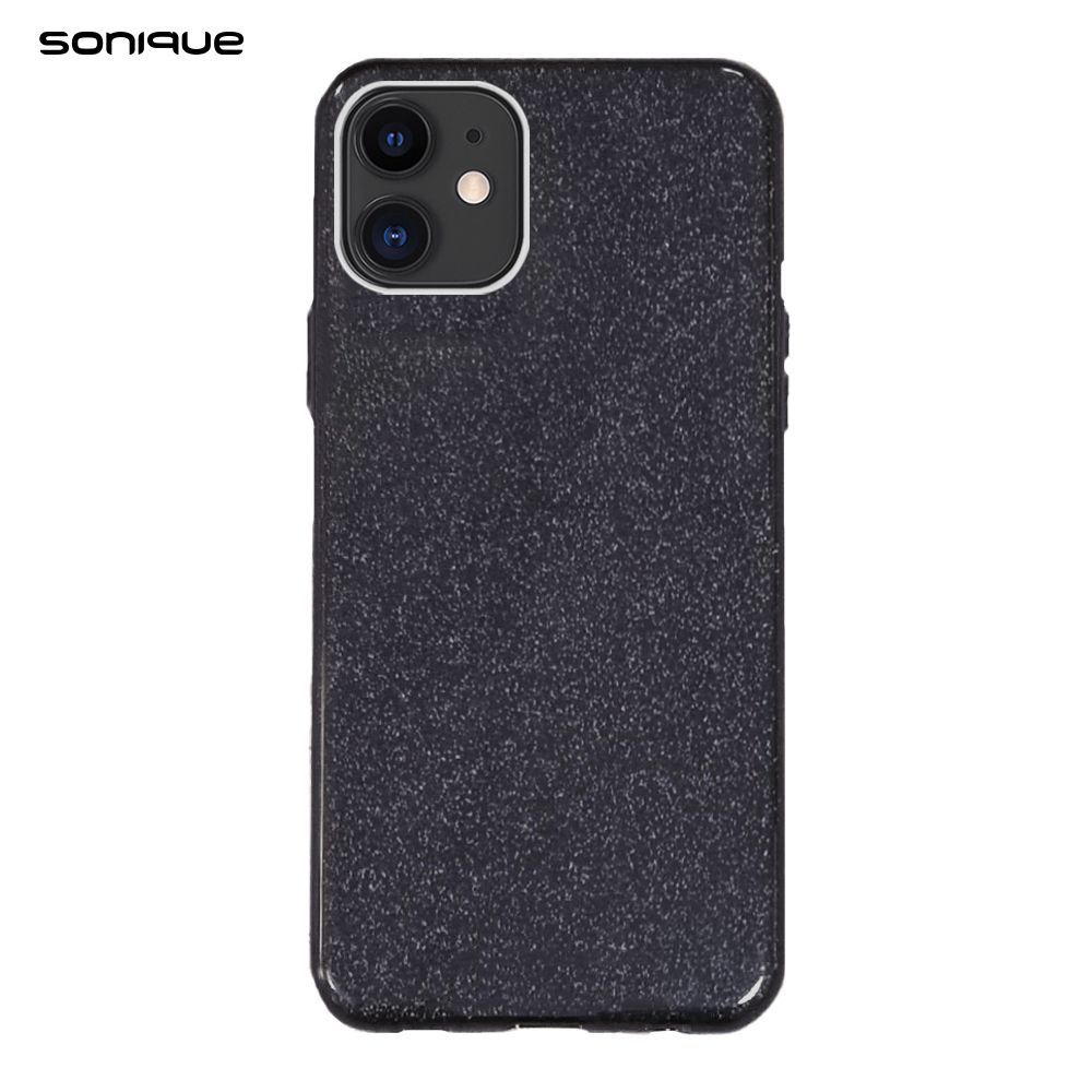Θήκη Σιλικόνης Sonique Shiny Apple iPhone 11 Μαύρο