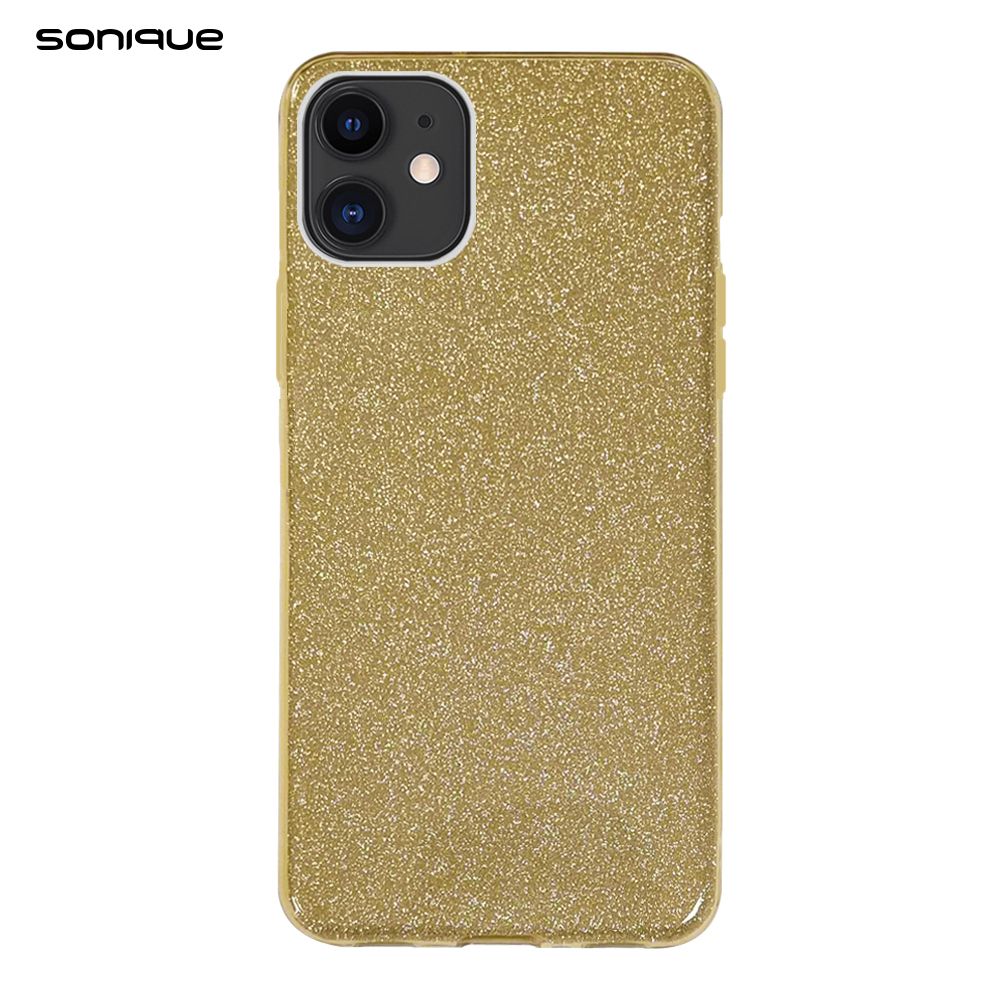 Θήκη Σιλικόνης Sonique Shiny Apple iPhone 11 Χρυσό