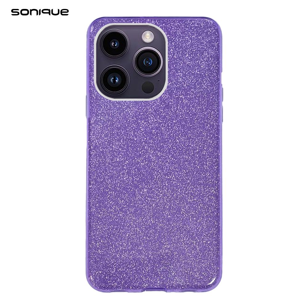 Θήκη Σιλικόνης Sonique Shiny Apple iPhone 13 Pro Μωβ