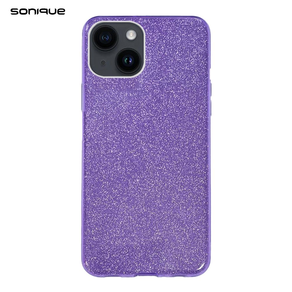 Θήκη Σιλικόνης Sonique Shiny Apple iPhone 14 Μωβ