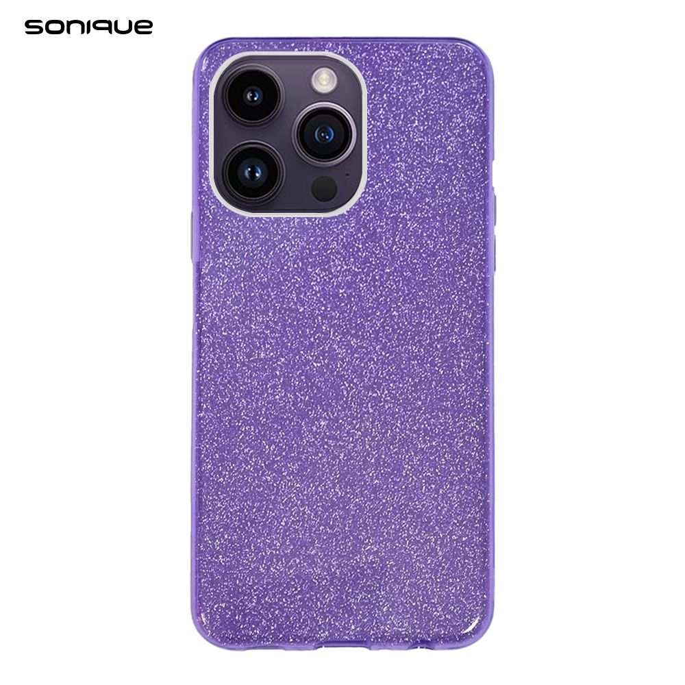 Θήκη Σιλικόνης Sonique Shiny Apple iPhone 14 Pro Max Μωβ