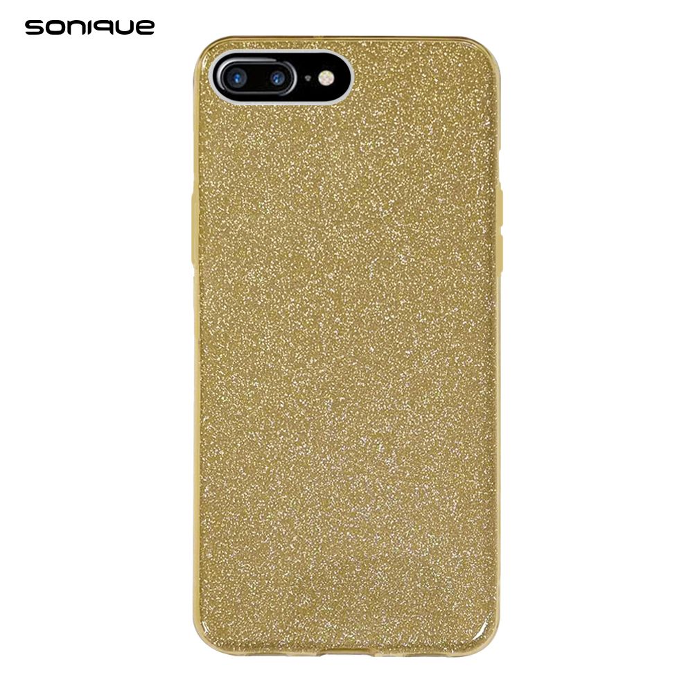 Θήκη Σιλικόνης Sonique Shiny Apple iPhone 7 Plus / iPhone 8 Plus Χρυσό