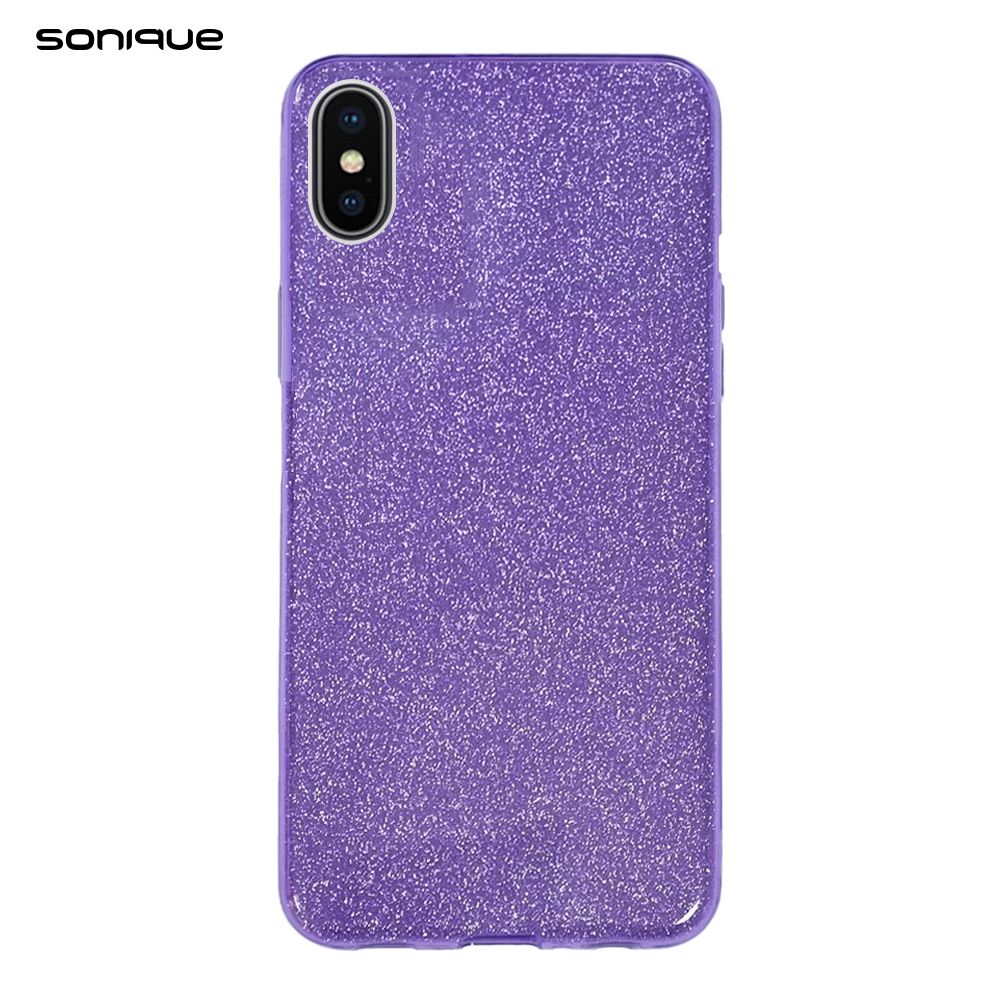 Θήκη Σιλικόνης Sonique Shiny Apple iPhone X / iPhone XS Μωβ