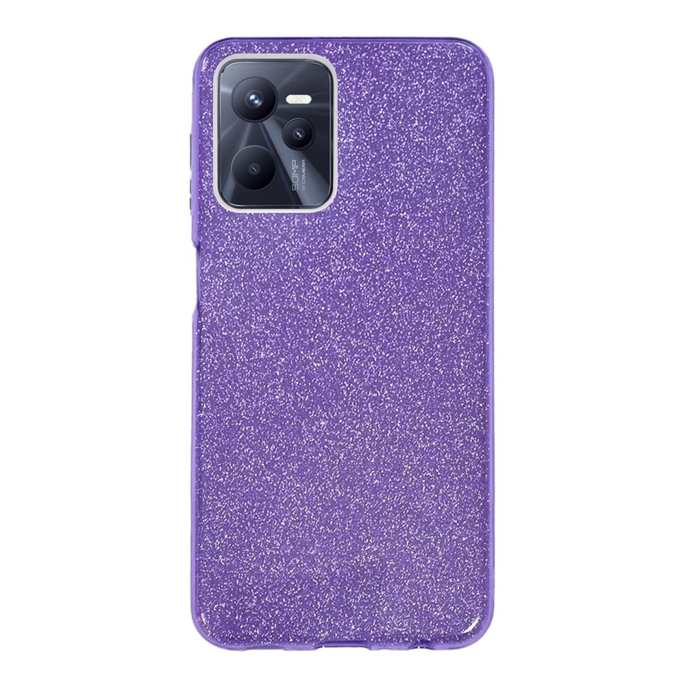 Θήκη Σιλικόνης Sonique Shiny Realme C35 Μωβ