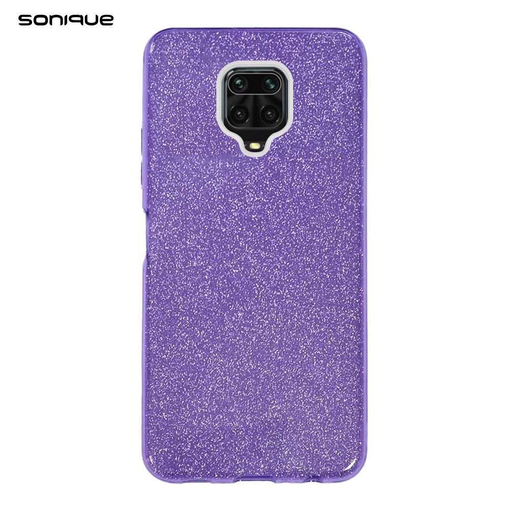 Θήκη Σιλικόνης Sonique Shiny Xiaomi Redmi Note 9S/9 Pro Μωβ