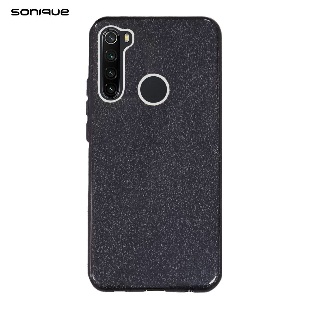 Θήκη Σιλικόνης Sonique Shiny Xiaomi Redmi Note 8T Μαύρο