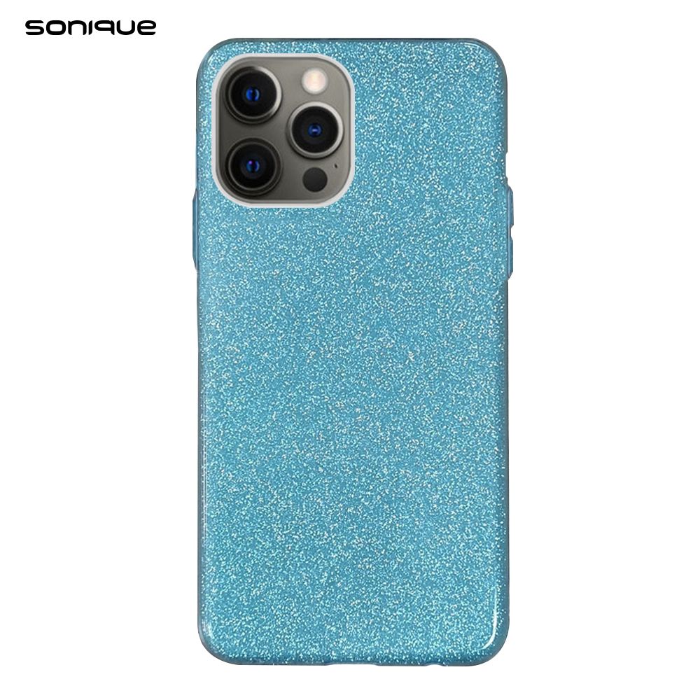 Θήκη Σιλικόνης Sonique Shiny Apple iPhone 12 Pro Max Γαλάζιο