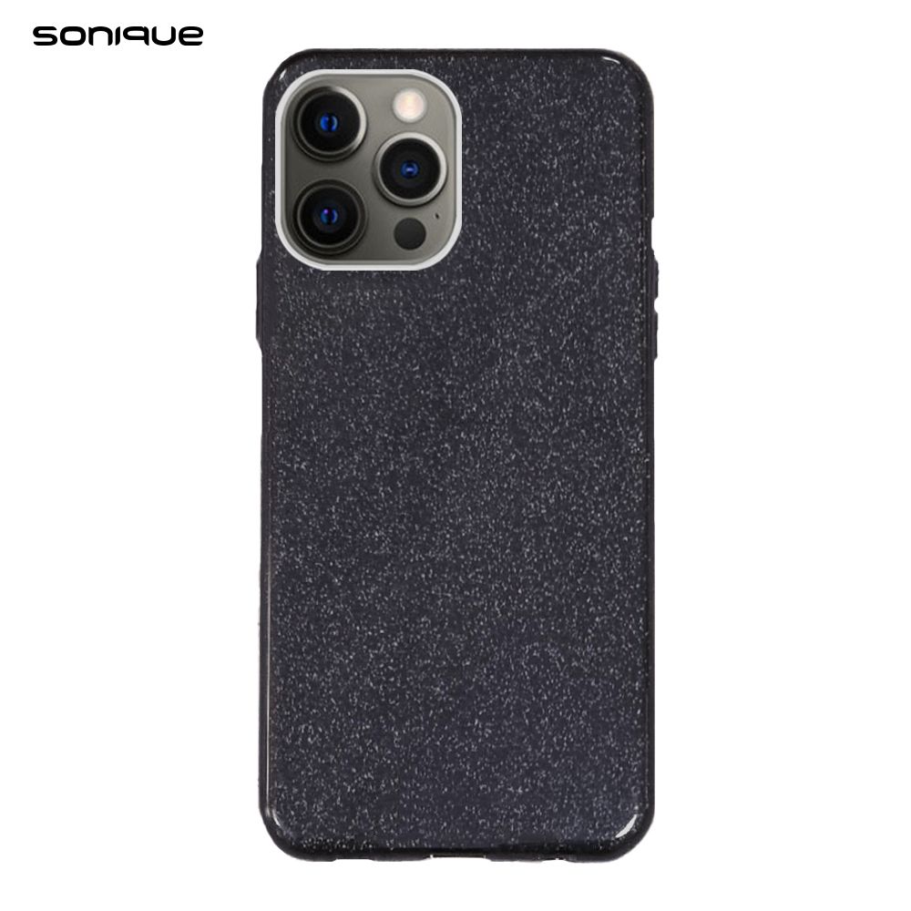 Θήκη Σιλικόνης Sonique Shiny Apple iPhone 12 Pro Max Μαύρο