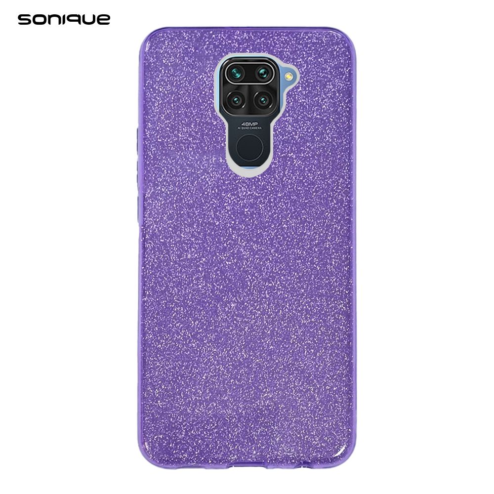 Θήκη Σιλικόνης Sonique Shiny Xiaomi Redmi Note 9 Μωβ