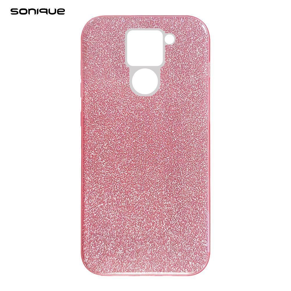 Θήκη Σιλικόνης Sonique Shiny Xiaomi Redmi Note 9 Ροζ