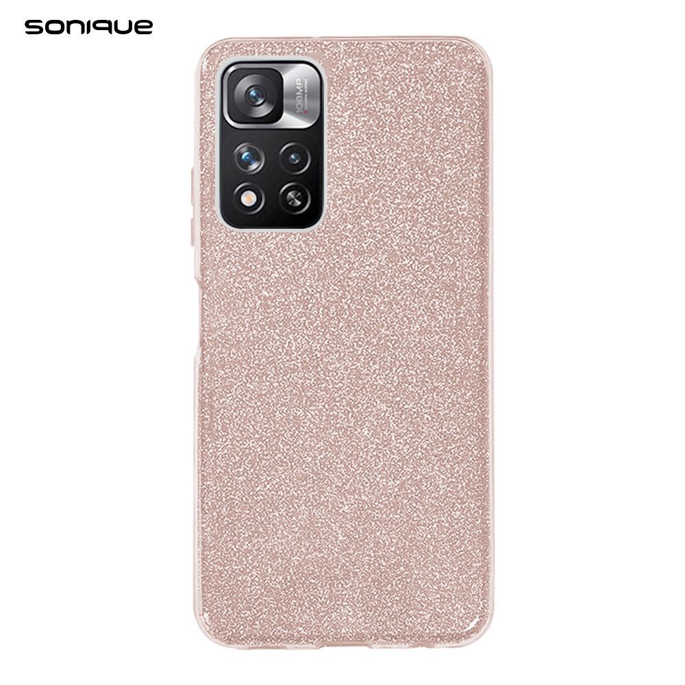 Θήκη Σιλικόνης Sonique Shiny Xiaomi Redmi Note 11 Pro Plus 5G Ροζ