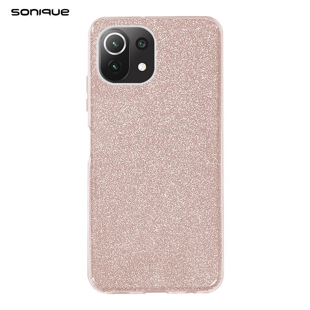 Θήκη Σιλικόνης Sonique Shiny Xiaomi Mi 11 Lite 4G / Mi 11 Lite 5G Ροζ