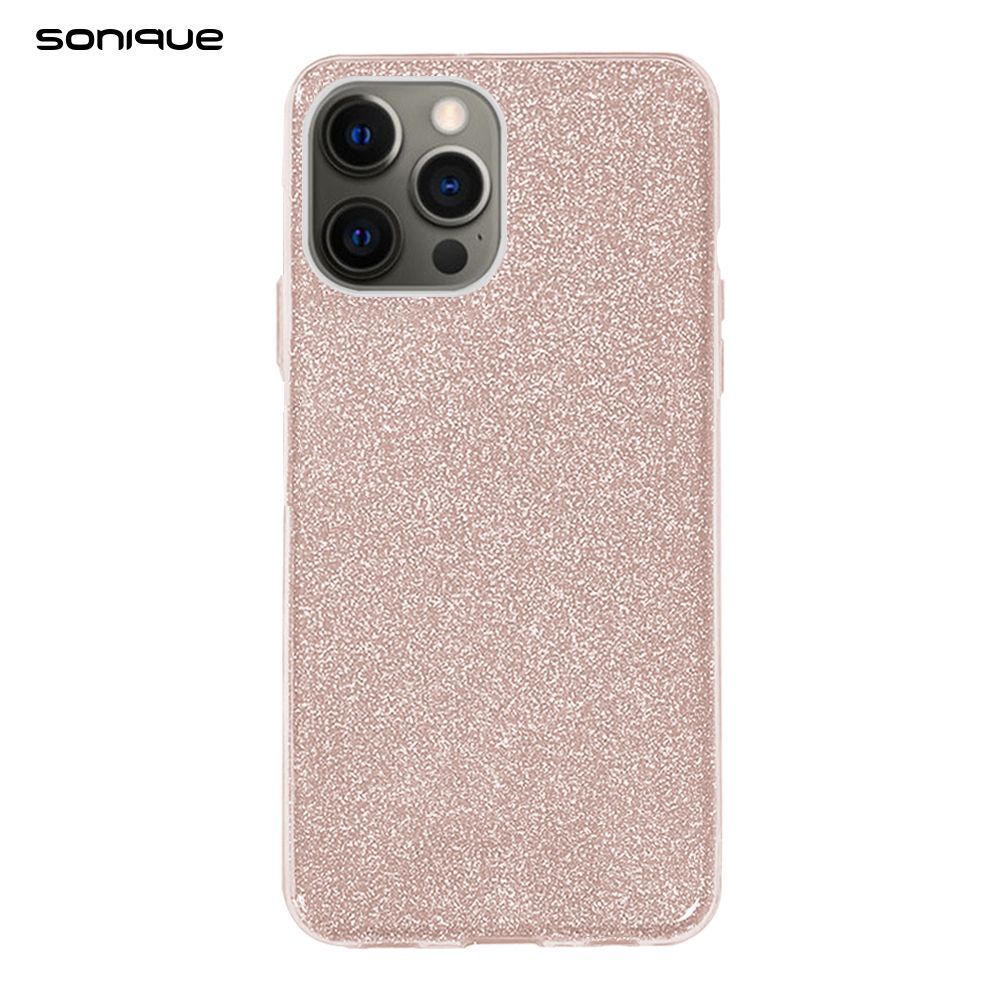 Θήκη Σιλικόνης Sonique Shiny Apple iPhone 12 Pro Max Ροζ