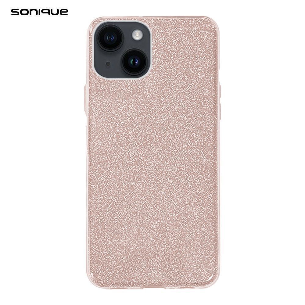 Θήκη Σιλικόνης Sonique Shiny Apple iPhone 13 Ροζ
