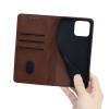 Θήκη Πορτοφόλι Vintage Magnet Wallet Sonique Apple iPhone 13 Pro Καφέ