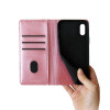 Θήκη Πορτοφόλι Vintage Magnet Wallet Sonique Apple iPhone X / iPhone XS Ροζ Χρυσό