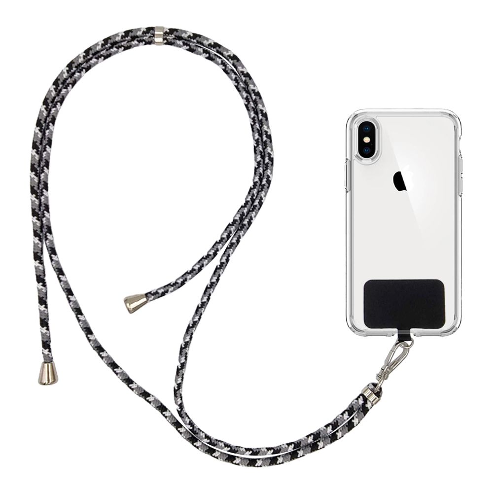 Κορδόνι Λαιμού Sonique Lanyard για Κινητά Rainbow Μαύρο