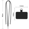 Κορδόνι Λαιμού Sonique Lanyard για Κινητά Rainbow Γκρι