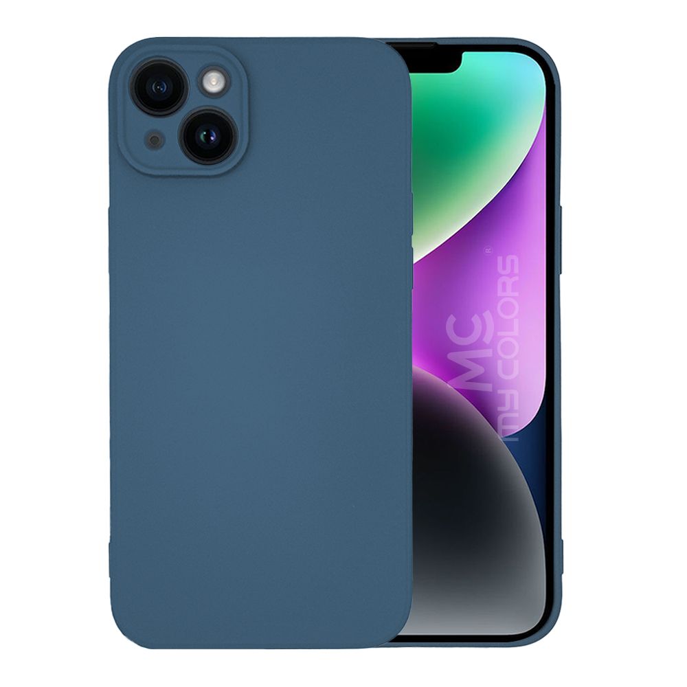 Θήκη Σιλικόνης My Colors Sonique Apple iPhone 14 Μπλε Σκούρο