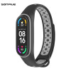 Λουράκι Σιλικόνης Sonique Sport για Xiaomi Mi Band 5/6 Μαύρο / Γκρι
