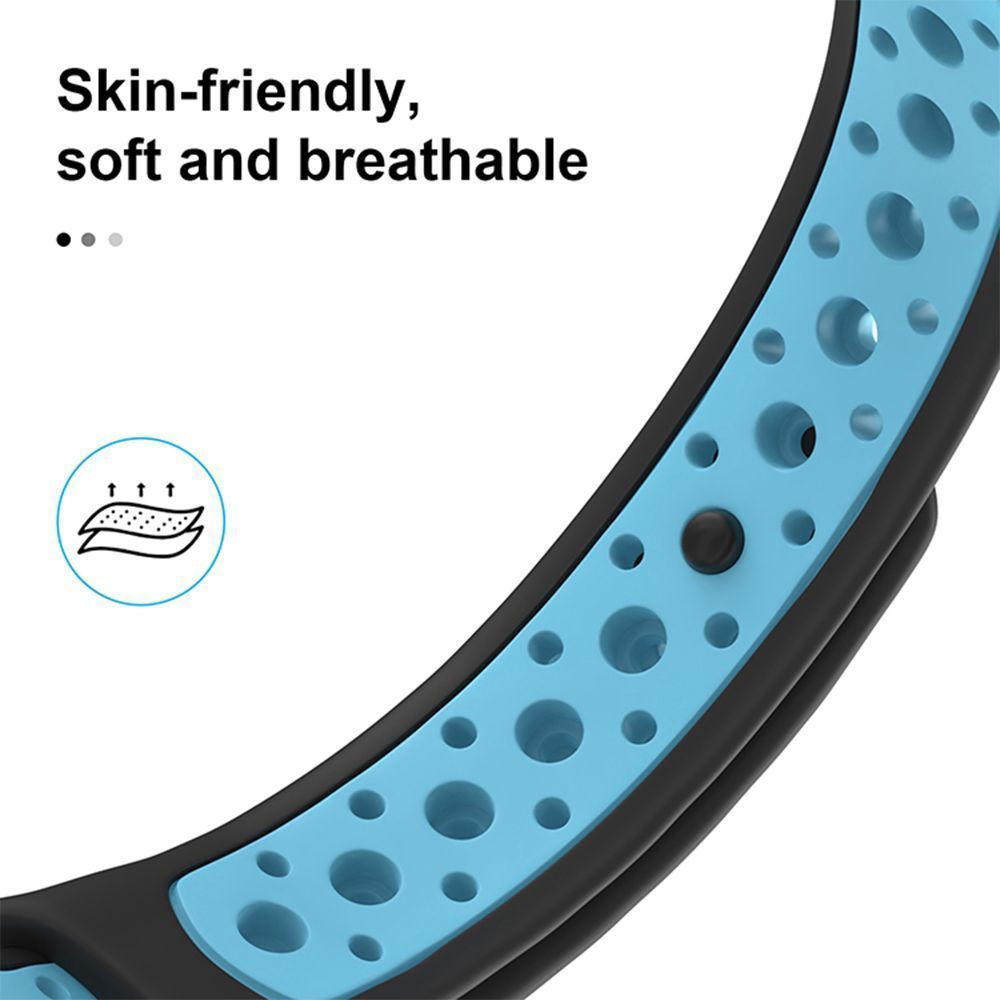 Λουράκι Σιλικόνης Sonique Sport για Xiaomi Mi Band 5/6 Μαύρο / Γκρι