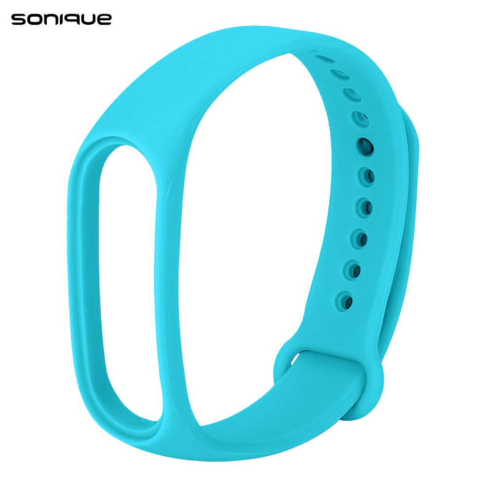 Λουράκι Σιλικόνης Sonique Color για Xiaomi Mi Band 3/4 Γαλάζιο