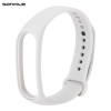 Λουράκι Σιλικόνης Sonique Color για Xiaomi Mi Band 3/4 Λευκό