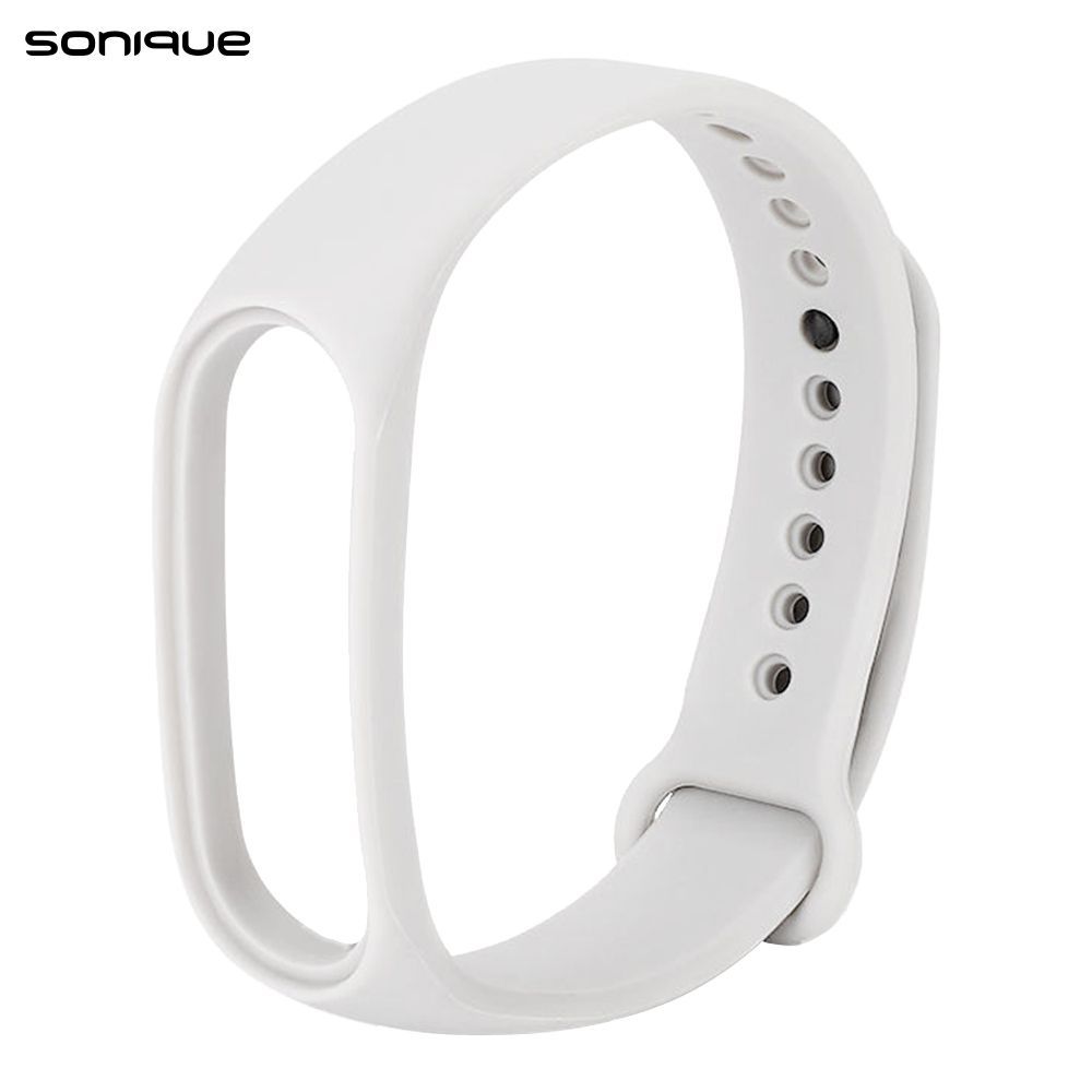 Λουράκι Σιλικόνης Sonique Color για Xiaomi Mi Band 5/6 Λευκό