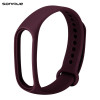 Λουράκι Σιλικόνης Sonique Color για Xiaomi Mi Band 5/6 Μπορντό