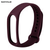 Λουράκι Σιλικόνης Sonique Color για Xiaomi Mi Band 7 Μπορντό