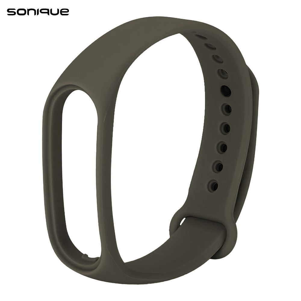 Λουράκι Σιλικόνης Sonique Color για Xiaomi Mi Band 7 Σκούρο Γκρι