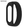 Λουράκι Braided Sonique για Xiaomi Mi Band 3/4/5/6 Μαύρο
